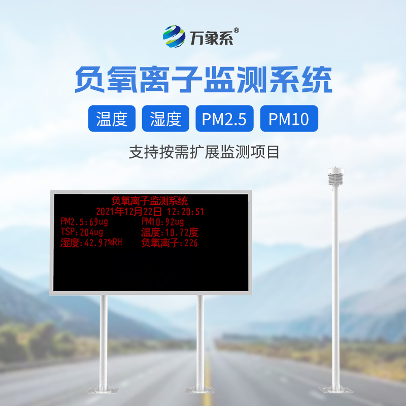 大氣負氧離子監測站